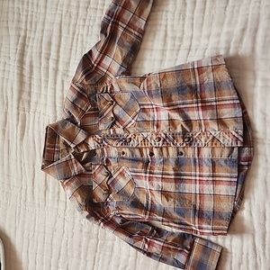 Boys 2T 3T Wrangler Retro Pearl Snap cowboy shirt